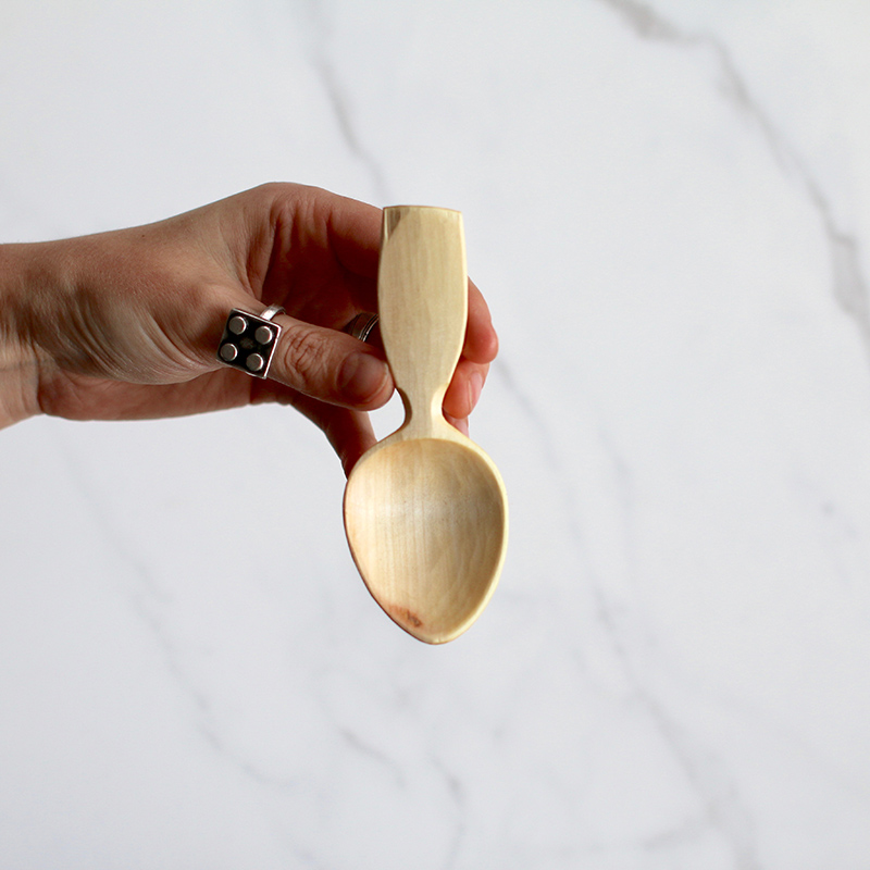Short handled spoon JoJo Wood